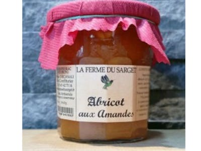 Confiture d'abricots aux amandes La ferme du Sarget product image