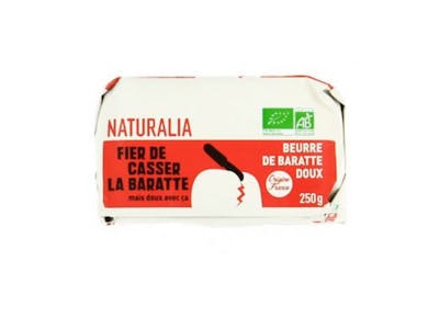 Beurre de baratte doux Bio Naturalia product image