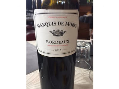 Vin rouge Bordeaux Marquis de Morès product image