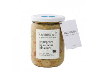 Courgette à la crème de curry - Karine & Jeff product image