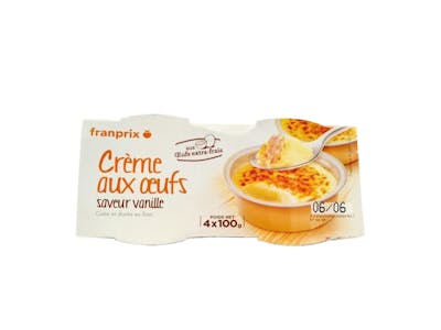 Crèmes aux œufs à la vanille - Franprix product image