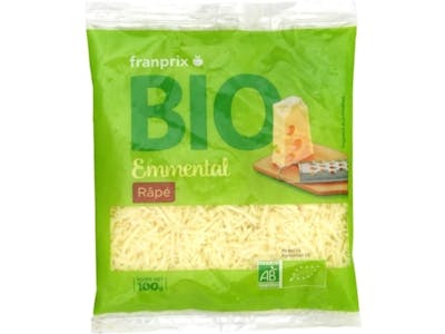 Emmental râpé - Franprix Bio product image