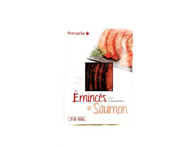 Emincés de saumon fumé au bois - Franprix product image