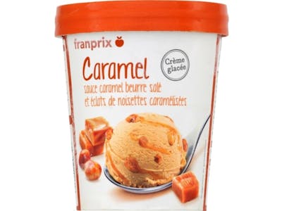 Pot glace caramel/noisettes - Franprix product image