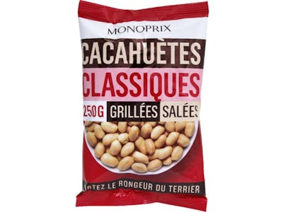 Cacahuètes grillées et salées - Monoprix product image