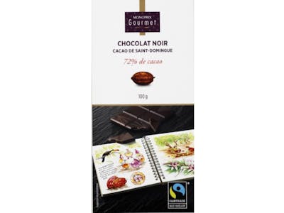 Chocolat noir 72% de cacao Saint-Domingue - Monoprix Gourmet product image