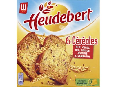 Biscottes 6 céréales - Heudebert product image