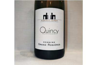 Vin blanc Quincy 2018, Famille Siret, Domaine Grand Rosières product image