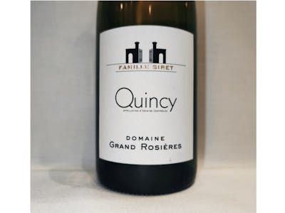 Vin blanc Quincy 2018, Famille Siret, Domaine Grand Rosières product image