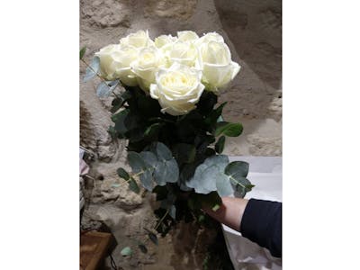 Bouquet de roses blanches product image