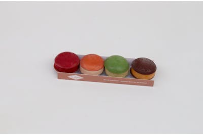 Bonbons de Chocolat Glacés : Fraise Vanille, Lait de Noisette Citron, Pistache Framboise, Framboise Caramel product image