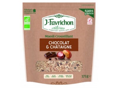 Muesli au chocolat et châtaigne J.Favrichon product image