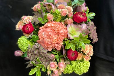 Bouquet coloré teintes chaudes product image