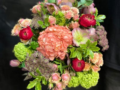 Bouquet coloré teintes chaudes product image