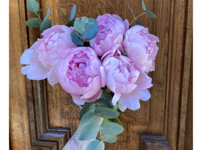 Bouquet de 5 pivoines roses product image