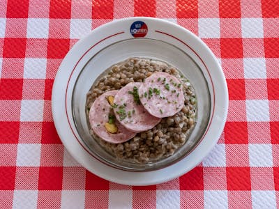 Salade de lentilles et saucisson pistaché product image