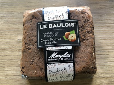 Fondant au chocolat cœur praliné noisette - Le Baulois product image