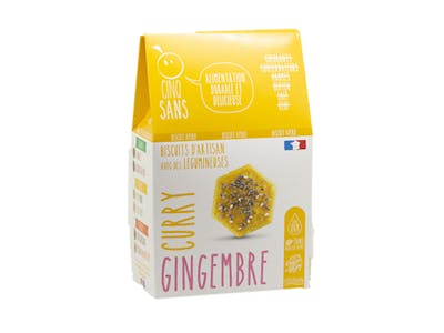 Biscuits salés curry et gingembre product image
