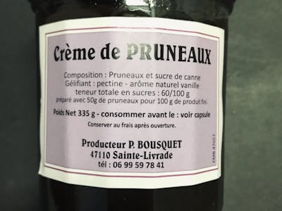 Crème de pruneaux product image