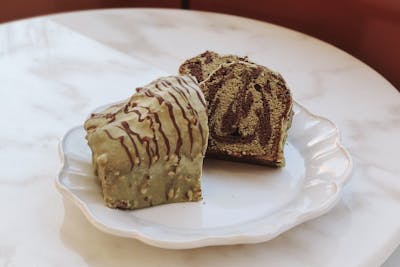 Cake marbré chocolat matcha (part) product image