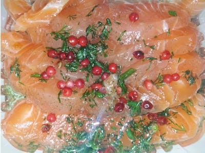 Saumon mariné à l'aneth (carpaccio) product image
