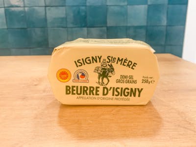Beurre demi sel gros grains d'Isigny AOP product image