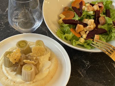 Tartelette briochée végétarienne et salade product image