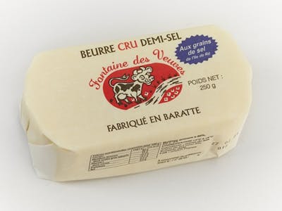 Beurre de baratte cru grains de sel product image