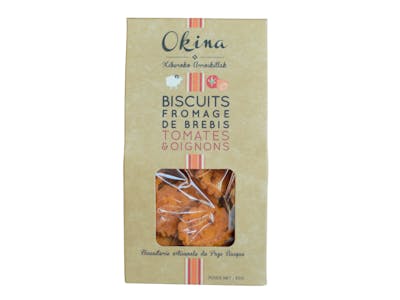 Biscuits fromage de brebis, tomates et oignons product image