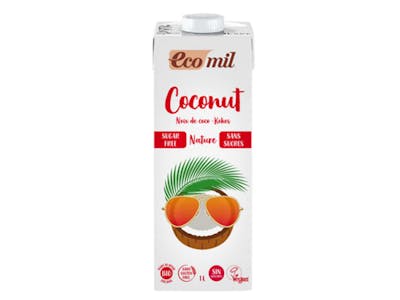 Lait de Noix de Coco sans sucre Bio Ecomil product image