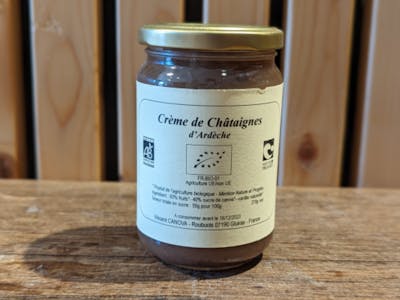 Crème de châtaignes d'Ardèche Bio - Vincent Canova product image
