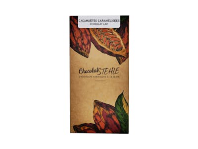 Tablette cacahuètes caramélisées chocolat lait product image