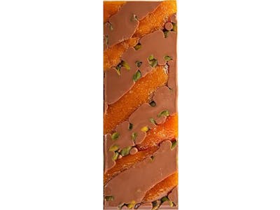 Tablette au chocolat lait orange pistache product image