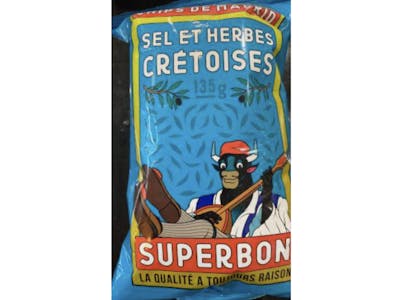 Chips sel & herbes crétoises - Super Bon product image