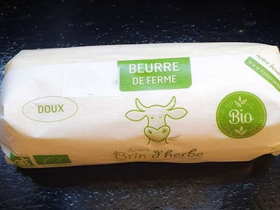 Beurre doux cru et fermier Bio product image