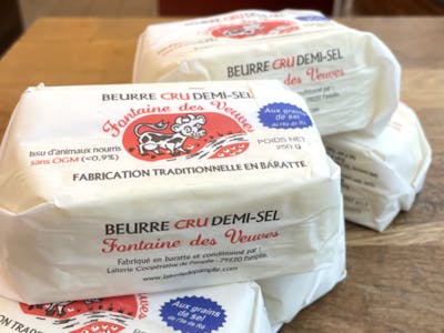 Beurre fermier demi-sel au lait cru product image