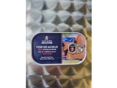 Foie de morue fumé au bois de hêtre issu de cabillaud frais sauvage (conserve) product image
