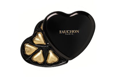 Boîte cœur noire chocolat noir product image