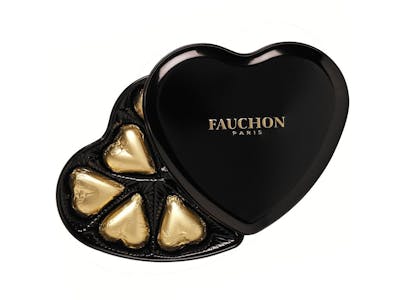 Boîte cœur noire chocolat noir product image