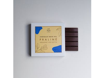 Tablette Chocolat Noir - Praliné product image