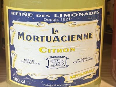 Limonade La Mortuacienne citron product image