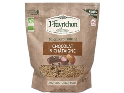 Müesli chocolat et châtaigne sans gluten Bio product image