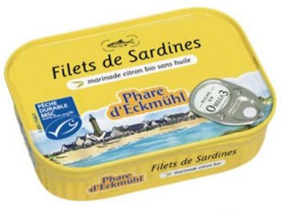 Filets de sardines marinés au citron MSC product image